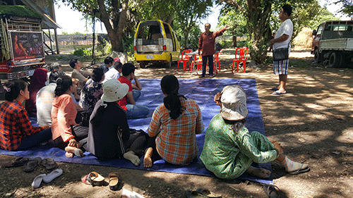 ប្រជាពលរដ្ឋនៅសហគមន៍ជ្រោយចង្វារសង្ឃឹម នឹង សូមឲ្យ លោក ឃួង​ ស្រេង  អភិបាលក្រុងឡើងថ្មីជួយរកដំណោះស្រាយផង