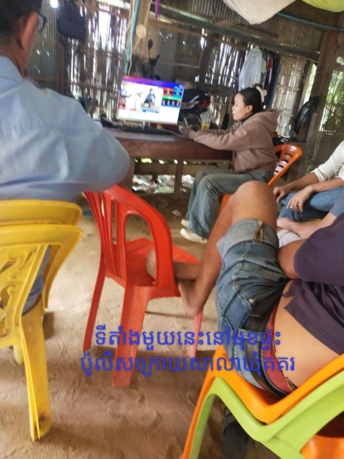 ល្បែងមាន់ជល់អនឡាញក្រុមហ៊ុនM99 កំពុងបើកលេងយ៉ាងគគ្រឹកគគ្រេង ខណៈលោក ញ៉េន ធាន់ នាយប៉ុស្តិ៍ រដ្ឋបាលឃុំគគរ ជួយធ្វើវាំងននបិទបាំង…